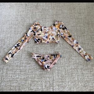 O’Neill long sleeve bikini girls size 14!